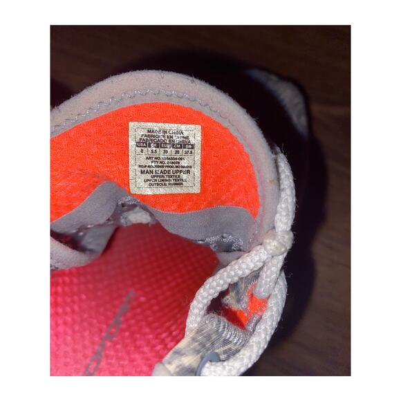 Under Armour SpeedForm Running Shoes Gray Orange Women’s Size 8 - Picture 5 of 7